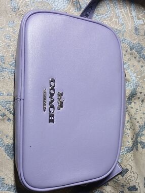 COACH- Lavender Lilac Leather Crossbody Bag